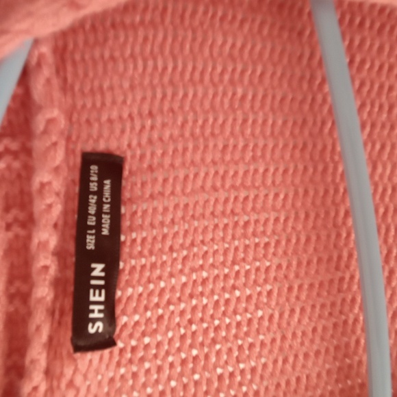 SHEIN Knitted Sweater Flower Print Ladies Clothes - Picture 4 of 7